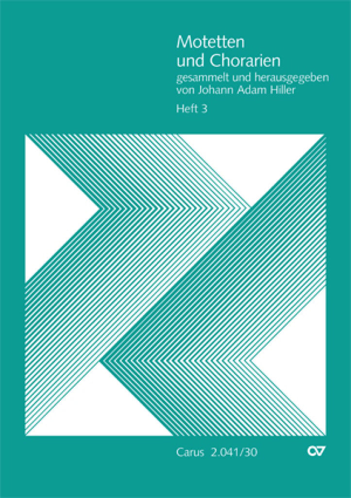 Motetten und Chorarien, Heft 3